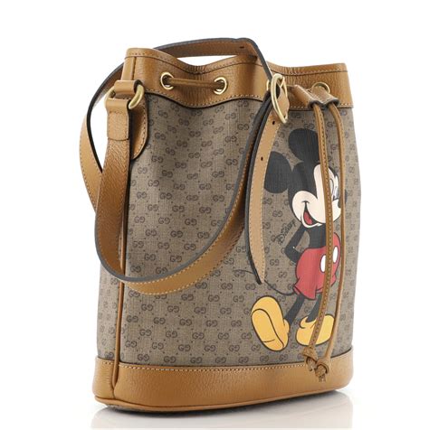 gucci bags with mickey mouse|gucci mickey mouse bucket bag.